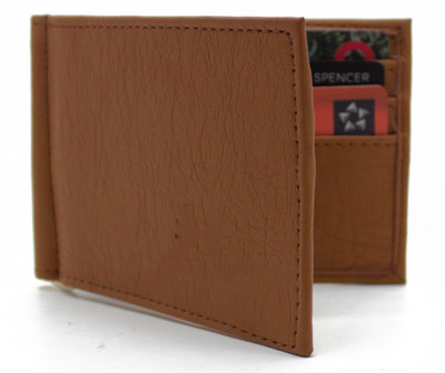 

MS Men Casual Brown Artificial Leather Money Clip(6 Card Slots)