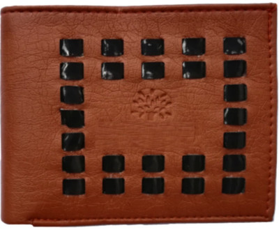 

COST TO COST Men Casual Tan, Black Artificial Leather Wallet(6 Card Slots), Brown;tan
