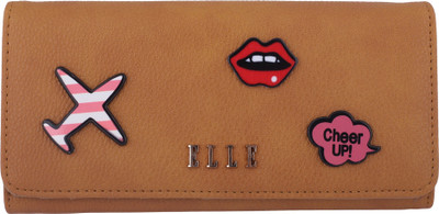 

ELLE Women Casual Tan Artificial Leather Wallet(11 Card Slots), Yellow