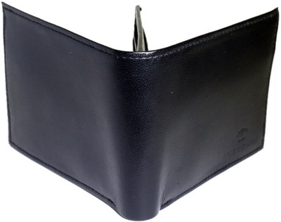 

NUKAICHAU Men Casual Black Genuine Leather Wallet(8 Card Slots)