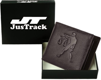 

Justrack Men Casual Black Genuine Leather Wallet(1 Card Slot), Brown