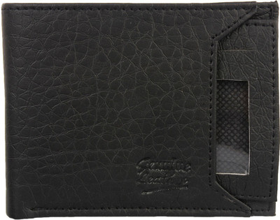 

Hob London Fashion Men Casual Black Artificial Leather Wallet(4 Card Slots)