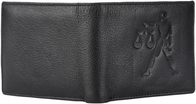 

Justrack Men Casual Black Genuine Leather Wallet(3 Card Slots)