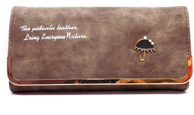 

Ambrosia Women Brown Artificial Leather Wallet(8 Card Slots)