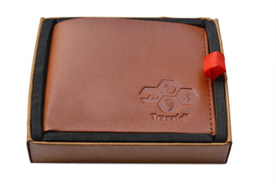 

Traxafe Men Casual Brown Genuine Leather Wallet(8 Card Slots), Cafe brown
