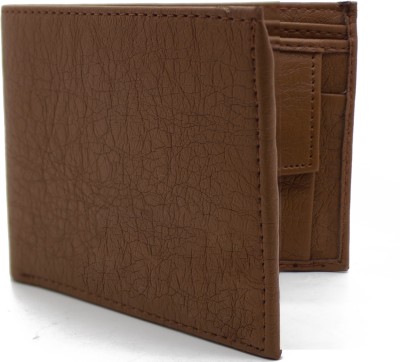 

MS Men Formal Brown Artificial Leather Wallet(4 Card Slots)