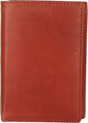 

ALW Men Casual Brown Genuine Leather Wallet(10 Card Slots), Camal