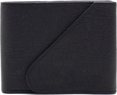 

MS Men Casual Black Artificial Leather Wallet(4 Card Slots)
