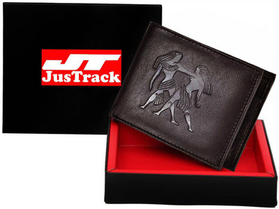 

JusTrack Men Casual Brown Genuine Leather Wallet(1 Card Slot)