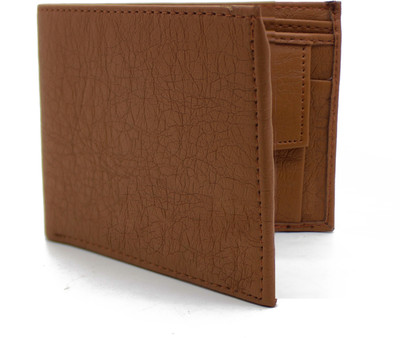 

Nietz Men Casual Brown Artificial Leather Wallet(4 Card Slots)