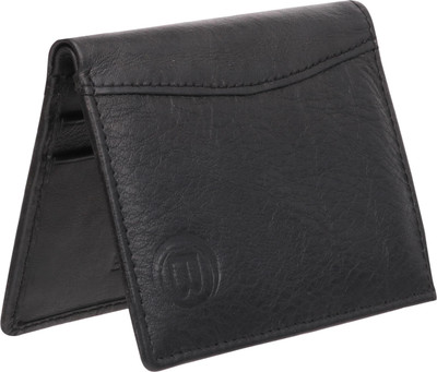 

BACHELOR Men Casual Black Genuine Leather Wallet(6 Card Slots), Brbc29