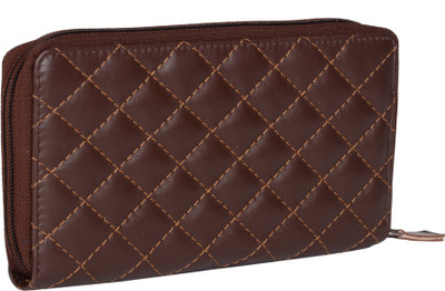 

LEATHERSTILE Women Casual Brown Genuine Leather Wallet(4 Card Slots)