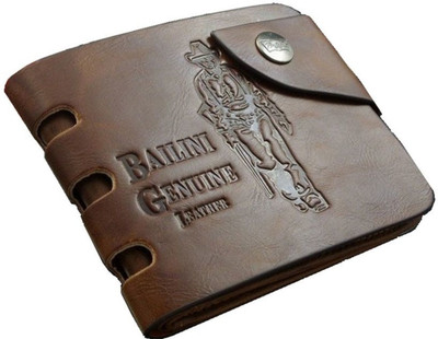 

Bailini Men Casual Brown Genuine Leather Wallet(10 Card Slots), Model 1-brown