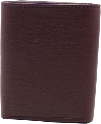 MS Men Formal Brown Artificial Leather Wallet(4 Card Slots)