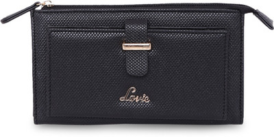 

Lavie Women Casual Black Artificial Leather Wallet(6 Card Slots)