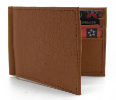 

MS Men Casual Brown Artificial Leather Money Clip(6 Card Slots)