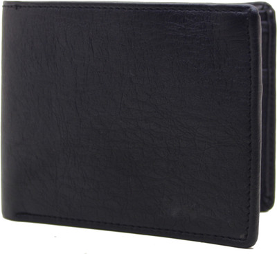 

MS Men Casual Blue Artificial Leather Wallet(4 Card Slots), Black