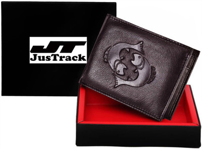 

JusTrack Men Casual Brown Genuine Leather Wallet(1 Card Slot)