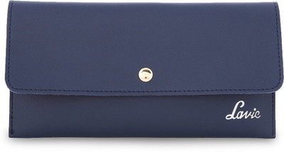 

Lavie Women Blue Artificial Leather Wallet(6 Card Slots), Navy