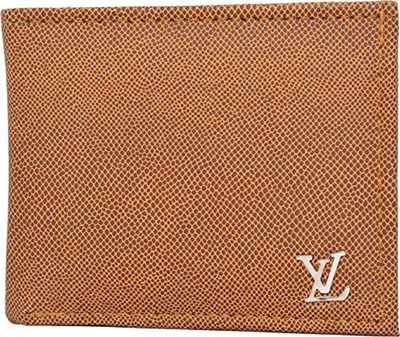 

FERRET Men Casual Tan Artificial Leather, Genuine Leather Wallet(5 Card Slots)