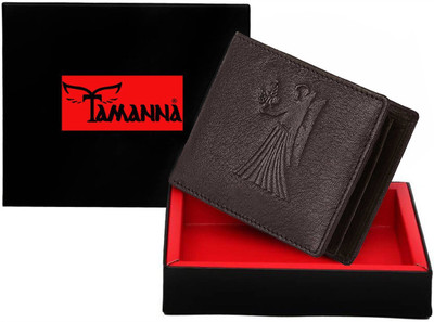 

Tamanna Men Casual Brown Genuine Leather Wallet(3 Card Slots)