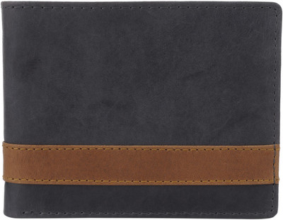 

Access Denied Men Casual Grey, Brown Genuine Leather Wallet(6 Card Slots), Black