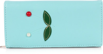

b4bags Girls Casual Blue Artificial Leather Wallet(4 Card Slots), Sky blue