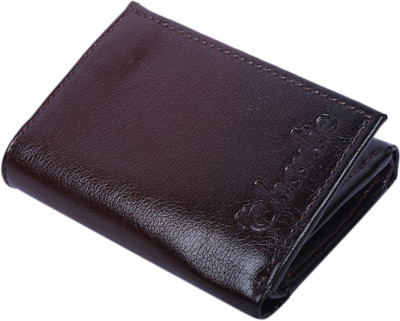 

Chardlie Men Casual Brown Genuine Leather Wallet(3 Card Slots)
