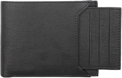 

FERRET Men Casual Black Genuine Leather, Artificial Leather Wallet(5 Card Slots)