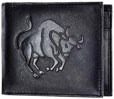 

Justrack Men Casual Black Genuine Leather Wallet(1 Card Slot)