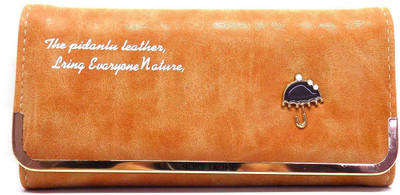 

Ambrosia Women Casual Tan Artificial Leather Wallet(8 Card Slots), Mustard beige