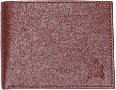 

KINGSMAN Men Casual Brown Genuine Leather Wallet(8 Card Slots)
