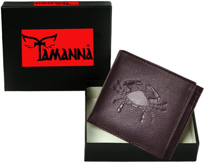 

Tamanna Men Casual Brown Genuine Leather Wallet(1 Card Slot)