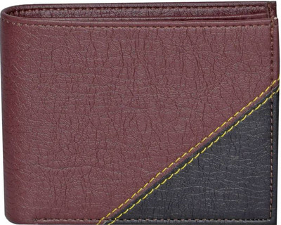 

ARROWBEE Men Casual Brown, Black Artificial Leather Wallet(5 Card Slots)