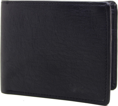 

MS Men Formal Black Artificial Leather Wallet(4 Card Slots)