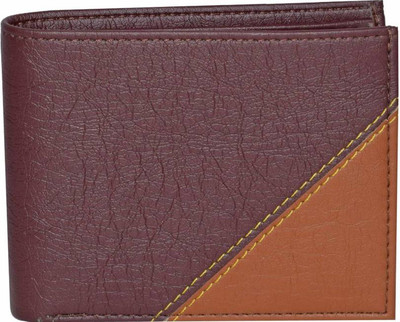 

ARROWBEE Men Casual Brown, Tan Artificial Leather Wallet(5 Card Slots)