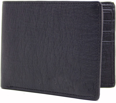 

MS Men Casual Black Artificial Leather Wallet(10 Card Slots)