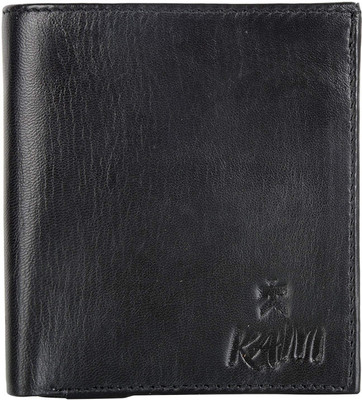 

KAIN Men Casual Black Genuine Leather Wallet(8 Card Slots)