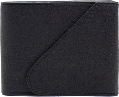 

MS Men Formal Black Artificial Leather Wallet(4 Card Slots)