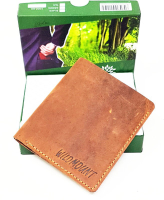 

Wildmount Men Tan Genuine Leather Card Holder(6 Card Slots)