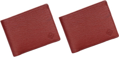 

RK ENTERPRISES Men Casual Maroon Artificial Leather Wallet(10 Card Slots), Brown