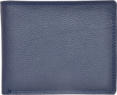 

Ajeraa Men Casual Blue Genuine Leather Wallet(7 Card Slots), Navy blue