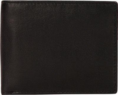 

Leather Zentrum Men Casual Black Genuine Leather Wallet(12 Card Slots)