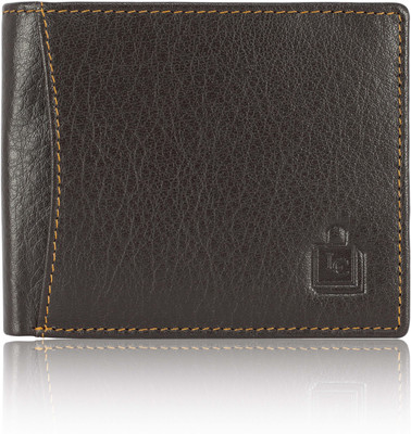 

Le Craf Men Casual Black Genuine Leather Wallet(6 Card Slots), Thames-08