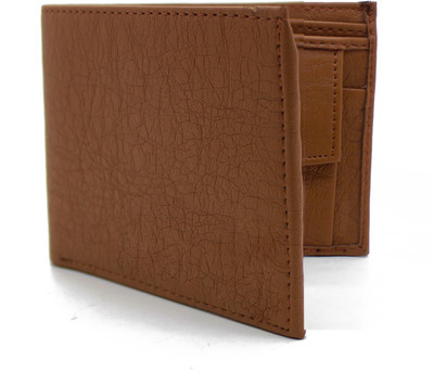 

Nietz Men Casual Brown Artificial Leather Wallet(4 Card Slots)