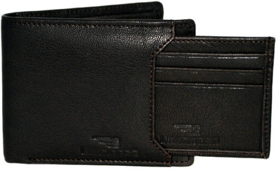 

LivinGear Men Formal Black Genuine Leather Wallet(8 Card Slots)