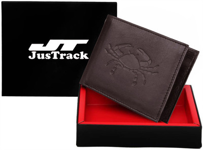 

JusTrack Girls Casual Brown Genuine Leather Wallet(1 Card Slot)