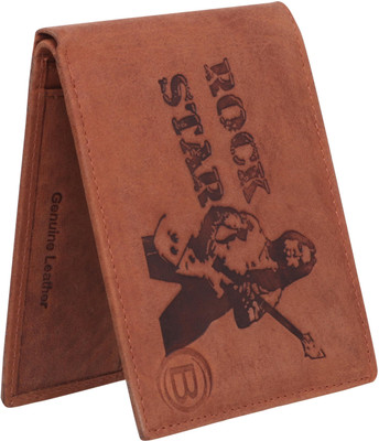 

BACHELOR Girls Casual Tan Genuine Leather Wallet(8 Card Slots), Brbc30