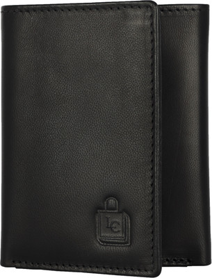 

Le Craf Men Casual Black Genuine Leather Wallet(3 Card Slots)