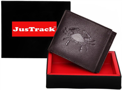 

JusTrack Men Casual Brown Genuine Leather Wallet(1 Card Slot)